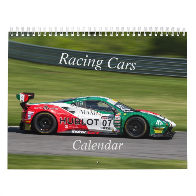 Calendrier des voitures de course (Protection)
