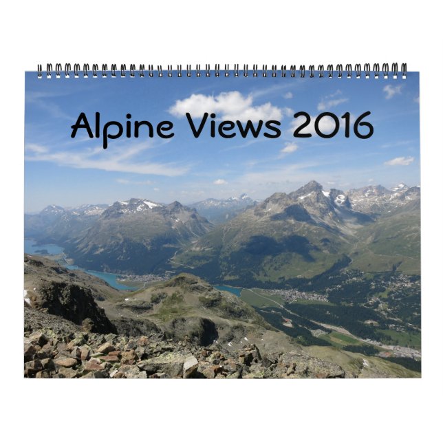 Calendrier des vues alpines 2016 (Protection)