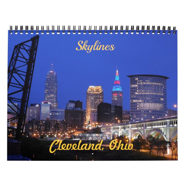 Calendrier des vues Skyline de Cleveland OH (Protection)