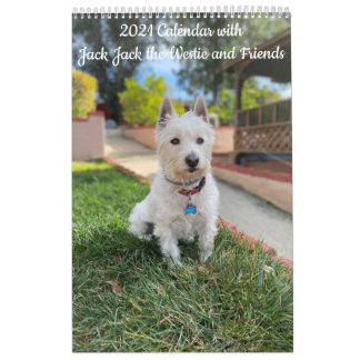 Calendrier des Westie et des chiens 2021