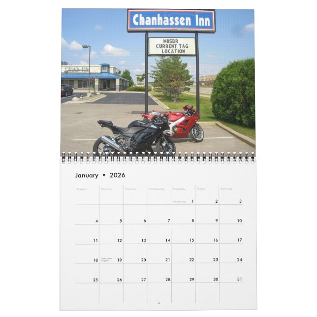 Calendrier d'étiquette de photo de 2010 MNSBR (Jan 2026)