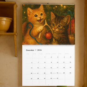 Calendrier Deux chatons mignons