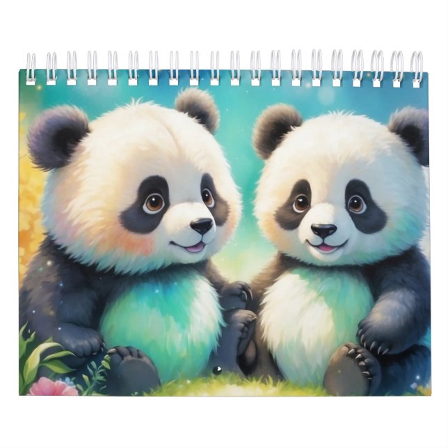 Calendrier Deux petits pandas (Protection)