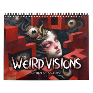 Calendrier d'horreur surréaliste Weird Visions 202