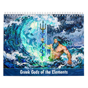 Calendrier Dieux Grecs des Éléments – Pouvoirs Mythiques à Tr