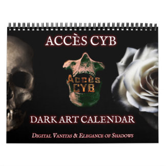 Calendrier Digital Vanitas Wall Calendar – Horizontal