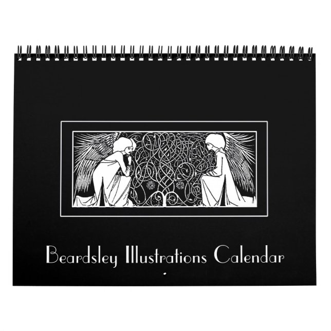 Calendrier d'illustrations de Nouveau d'art de (Protection)