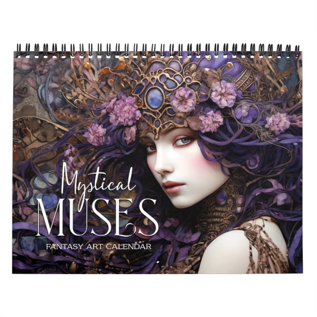 Calendrier d'Imaginaire des Muses mystiques 2026 (Protection)