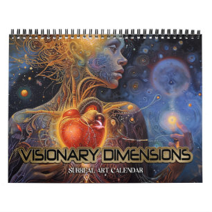 Calendrier Dimensions Visionnaires 2026 9 Art Surréel