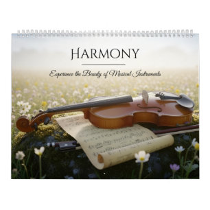 Calendrier d'instruments de musique – Photo élégan