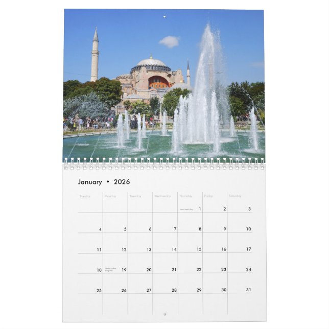 Calendrier d'Istanbul 2012 (Jan 2026)