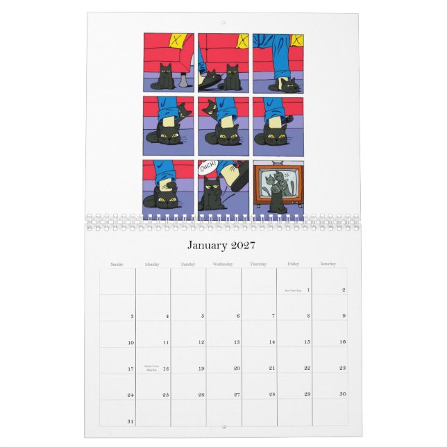 Calendrier d'O&T 2008 (Jan 2027)