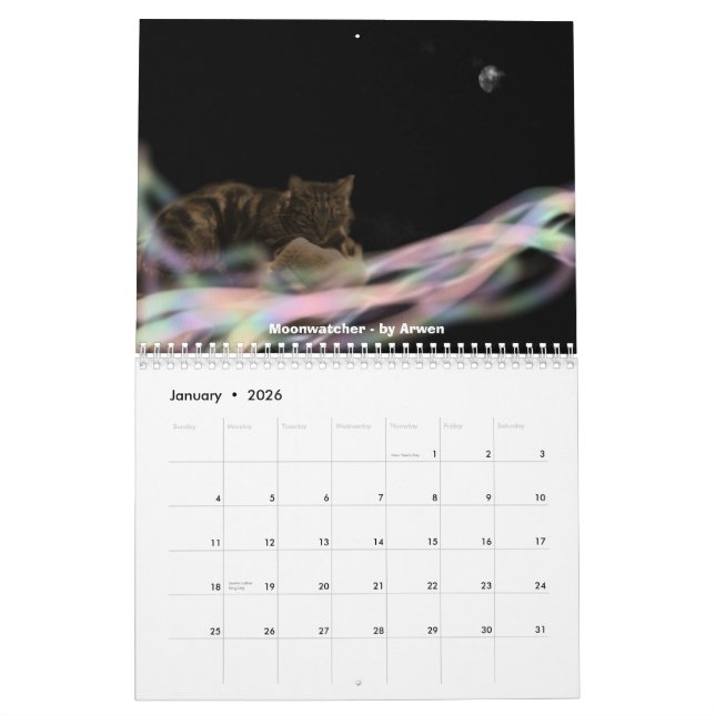 calendrier d'Obernewtyn.net 2011 (Jan 2026)