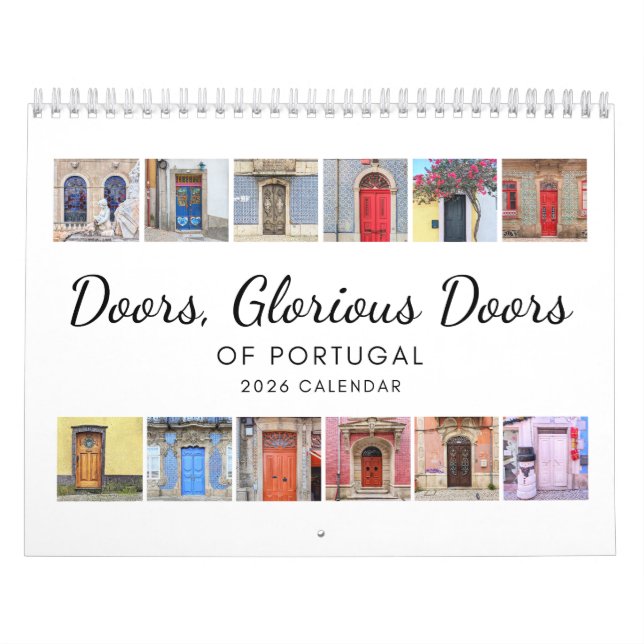 Calendrier Doors of Portugal 2026 Calendar (Protection)