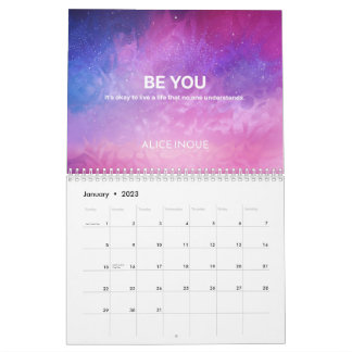 Calendrier d'orientation de la vie d'Alice Inoue 2
