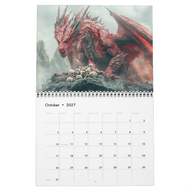 Calendrier Dragons (Oct 2027)