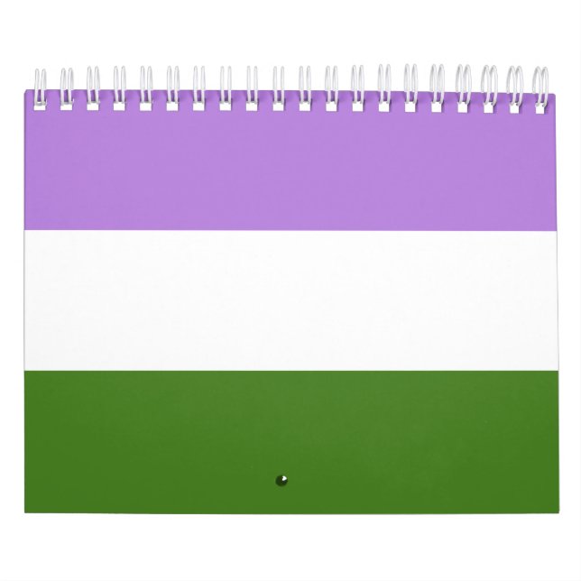 Calendrier Drapeau de fierté queer (Protection)