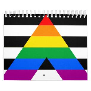 Calendrier Drapeau de l'allié LGBTQ+