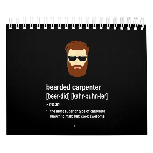 Calendrier Drôle Carpenter Carpenter (Protection)