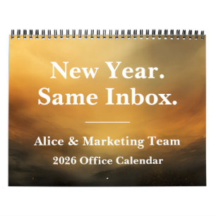 Calendrier drôle de bureau 2026 Humour