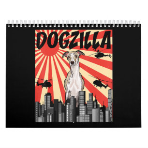 Calendrier Drôle japonais Dogzilla Whippet