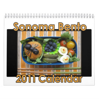 Calendrier du bento 2011 de Sonoma