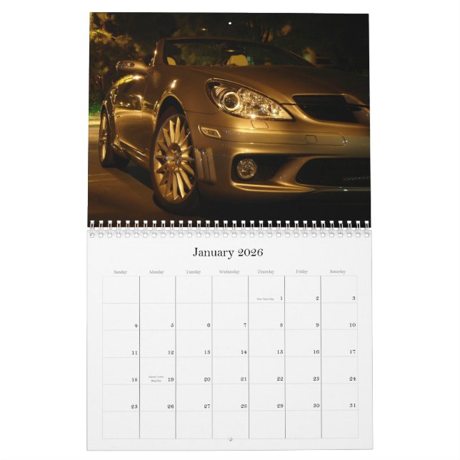 Calendrier du benz SLK 2010 de Mercedes (Jan 2026)