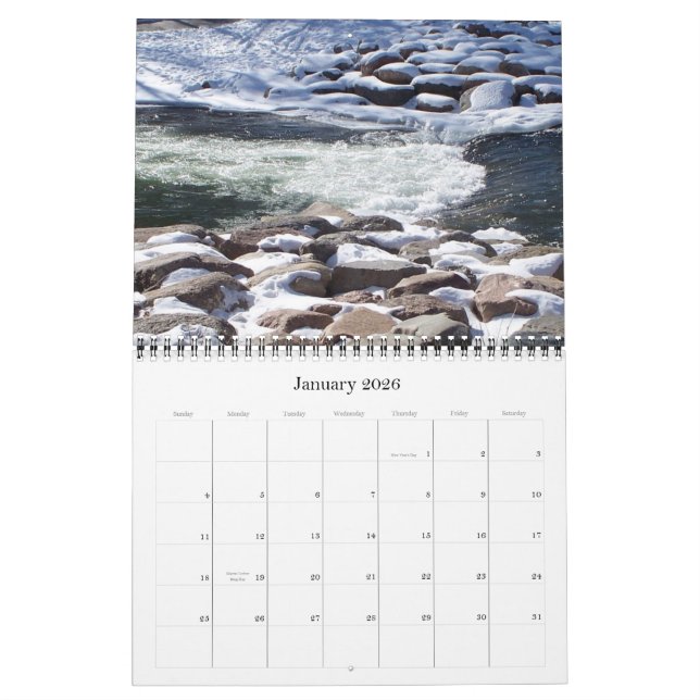 Calendrier du Colorado 2011 (Jan 2026)