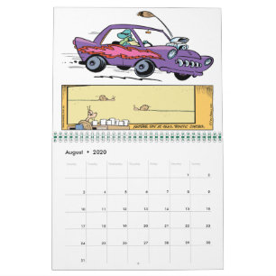 Calendrier du dessin des caractères de marécage