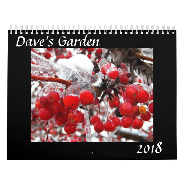 Calendrier du jardin 2018 de Dave (Protection)