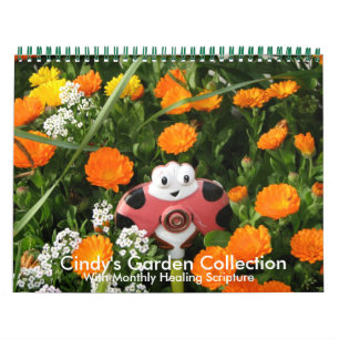 Calendrier du jardin de Cindy avec Écritures de g