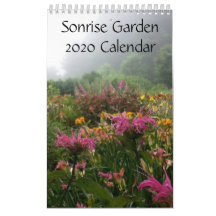 Calendrier du jardin de Sonrise 2020