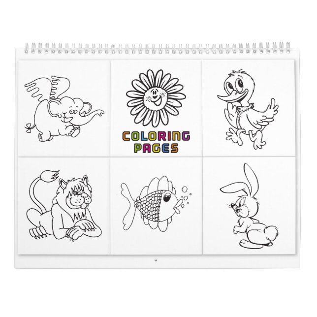 calendrier du livre de couleurs (Dos)