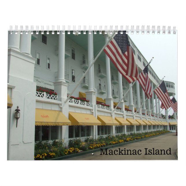 Calendrier du Michigan d'île de Mackinac (Protection)