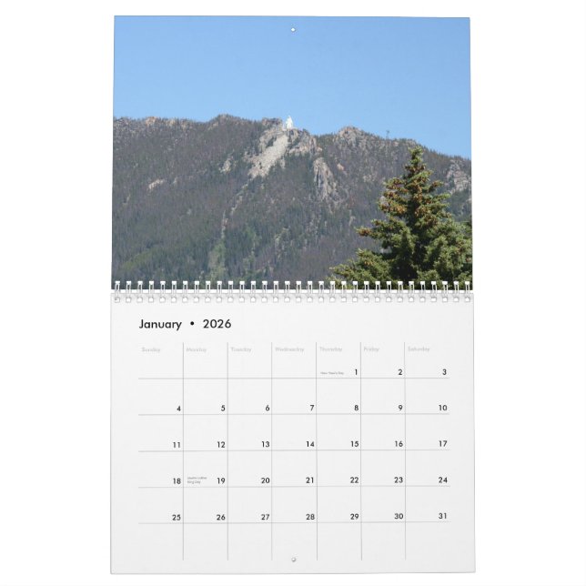 Calendrier du Montana (Jan 2026)