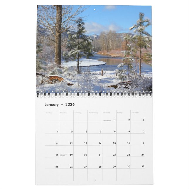 Calendrier du Montana 2013 (Jan 2026)