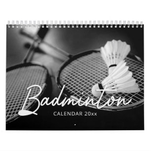 Calendrier du mur de Badminton