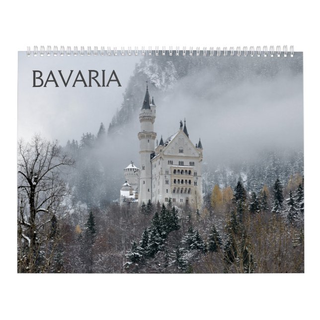 Calendrier du mur de Bavière de 12 mois (Protection)