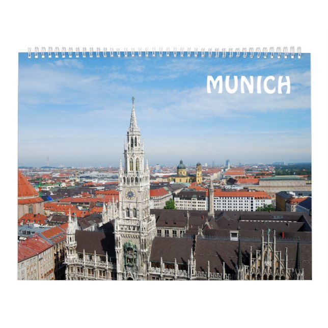 Calendrier du mur de Munich de 12 mois (Protection)