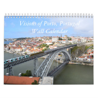 Calendrier du mur de Porto Portugal