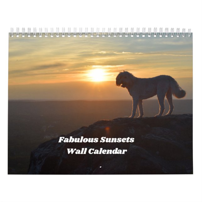 Calendrier du mur des couchers de soleil fabuleux (Protection)