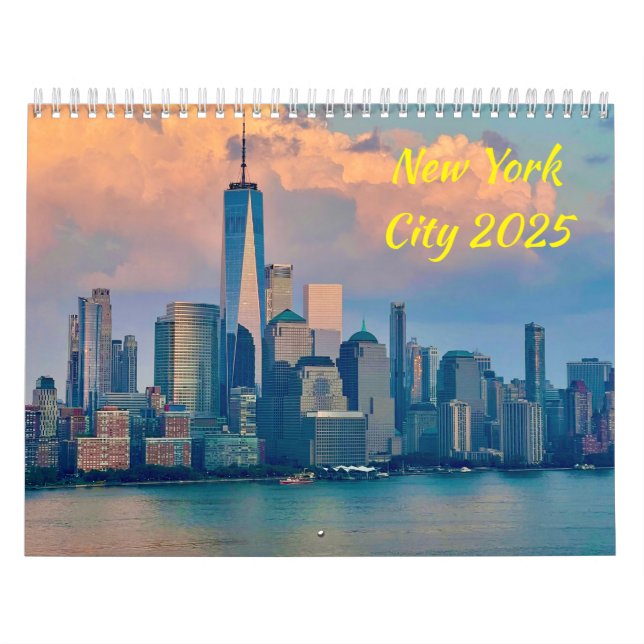 Calendrier du mur d'humeur de New York pour 2025 (Protection)