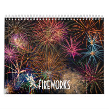 Calendrier du mur Fireworks