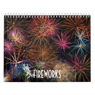 Calendrier du mur Fireworks
