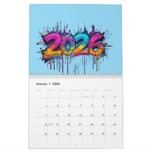 Calendrier du Nouvel An 2026 - Parfait cadeau de v