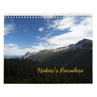 Calendrier du paradis du randonneur