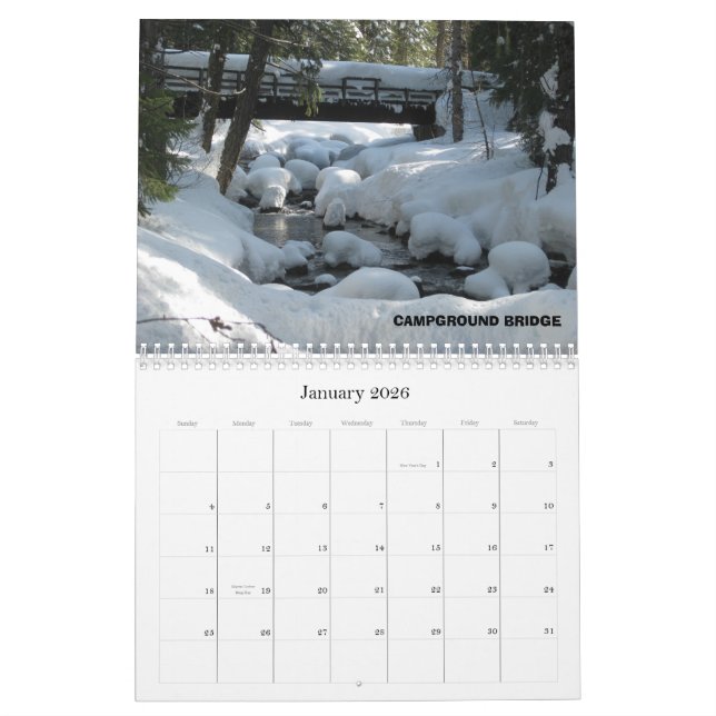 CALENDRIER DU PARC D'ÉTAT D'EUREKA DE PLUMAS 2010 (Jan 2026)
