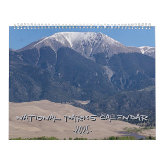 Calendrier du parc national 2025