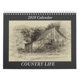 Calendrier du pays 2018 de la Caroline