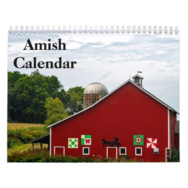 Calendrier du pays Amish 2025 (Protection)
